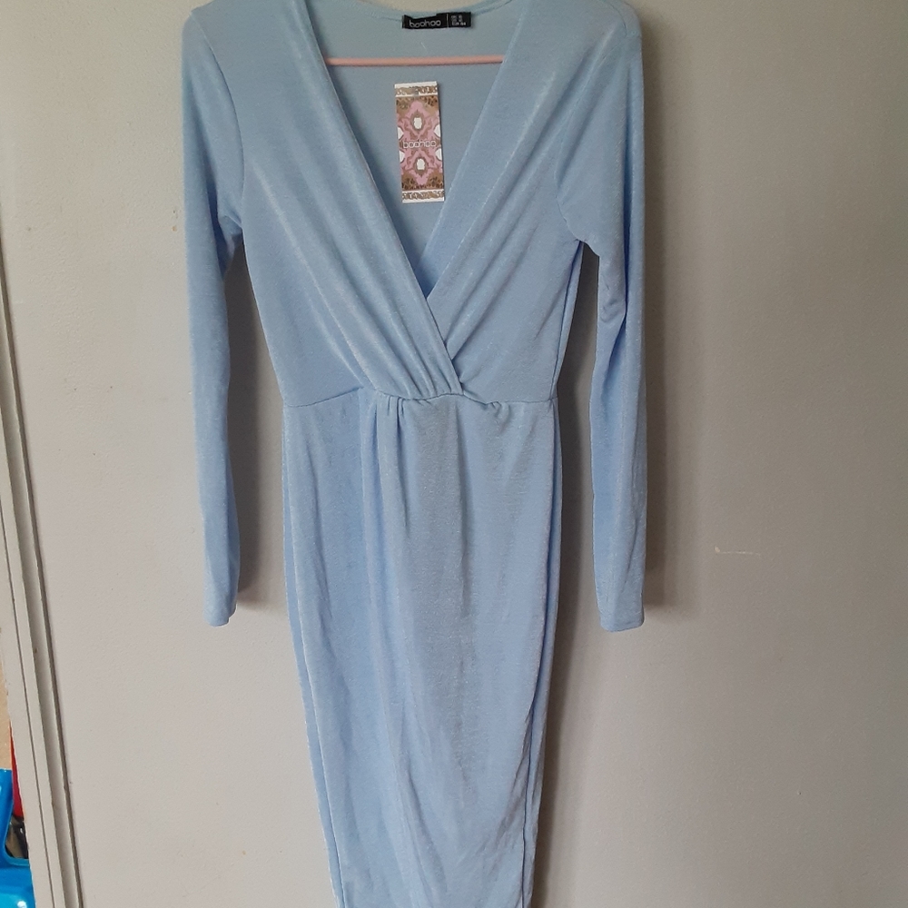 Boohoo Periwinkle Dress